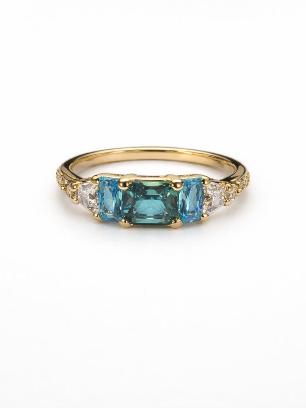 Bomb Party “Capturing Greatness” Paraiba Tourmaline Ring Size 7 NWT